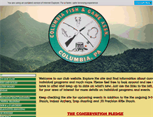 Tablet Screenshot of columbiafishandgame.org